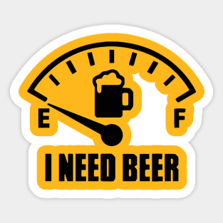 Need For Beer Sticker